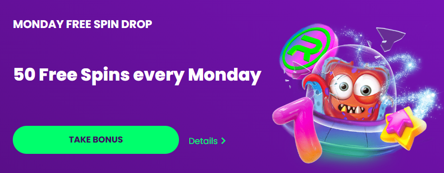 Rocket Casino free spins banner